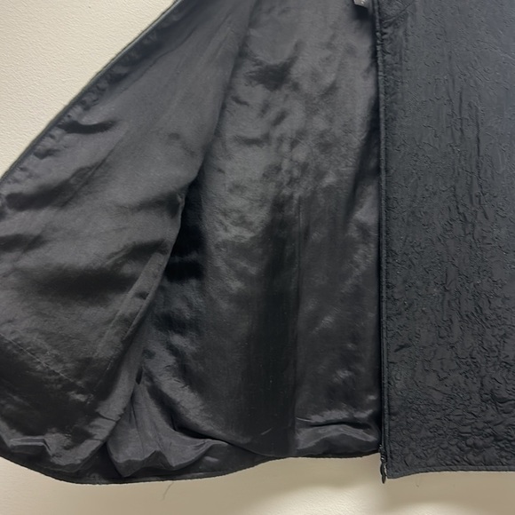 Eileen Fisher | Silk Embroidered Vest Black Quilted S - Picture 9 of 13